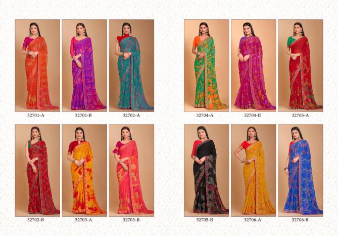 Vanilla Vol 7 By Ruchi Digital Printed Chiffon Sarees Wholesale Price In Surat